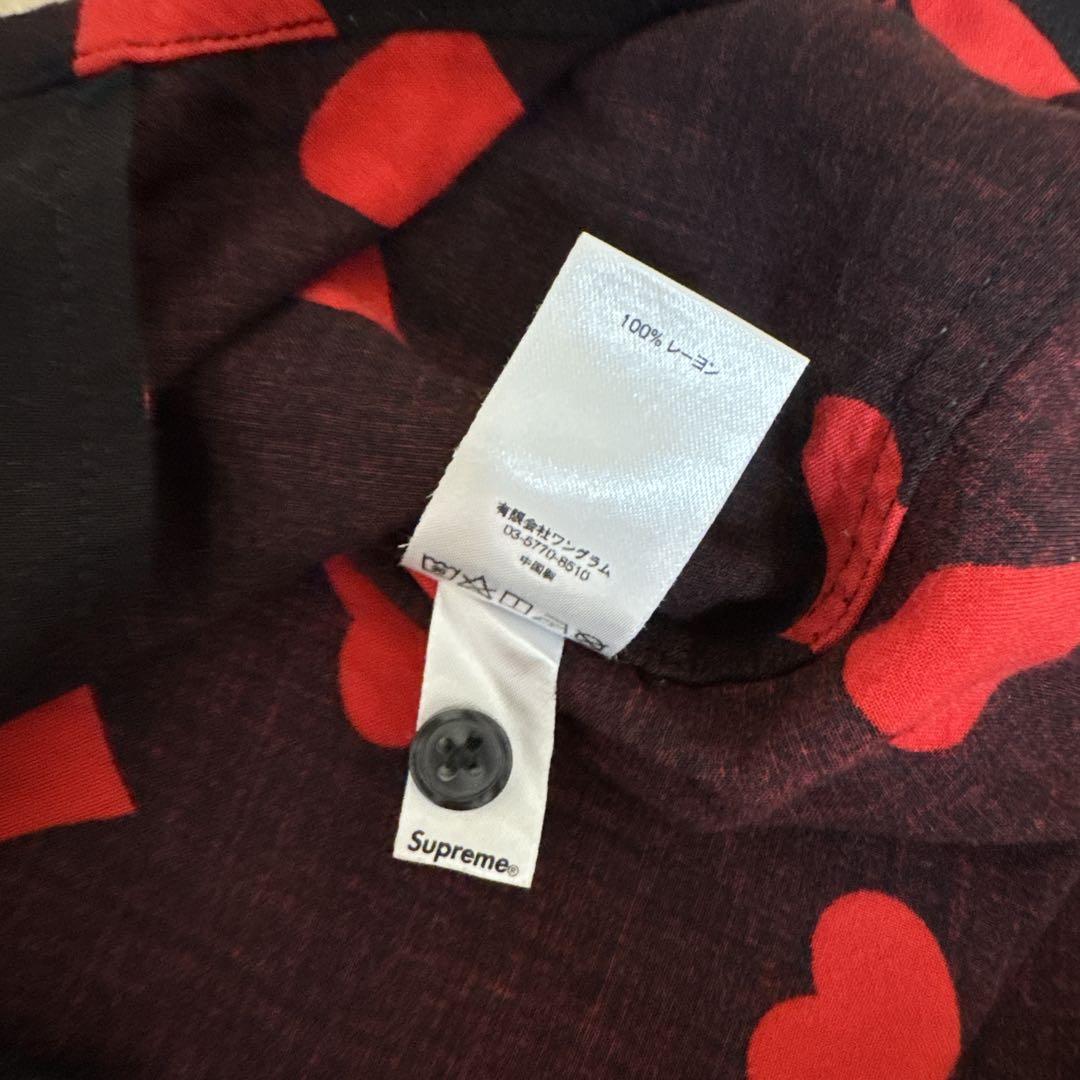 17SS Hearts Rayon Shirt 総柄 ハート レーヨン　シャツ 17SS Hearts Rayon Shirt 総柄 ハート レーヨン シャツ - メルカリ