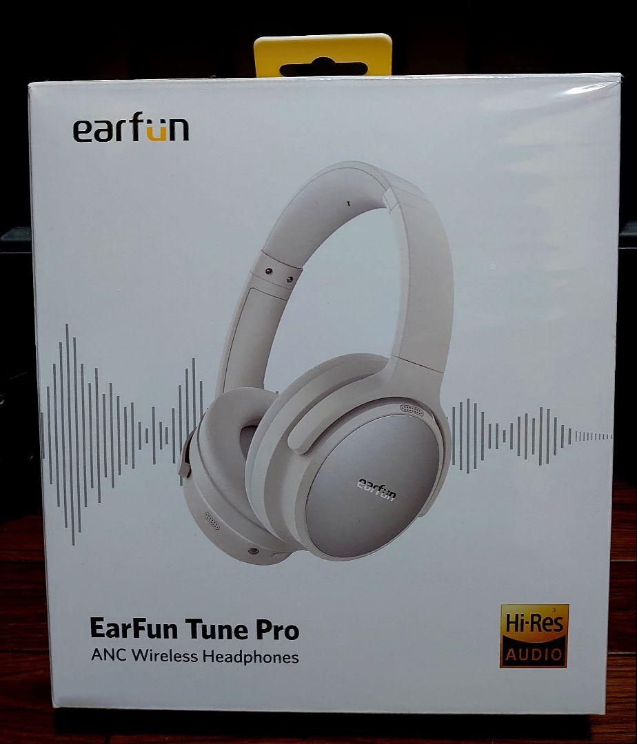 EarFun Tune Pro ホワイト ANC ワイヤレスヘッドホン