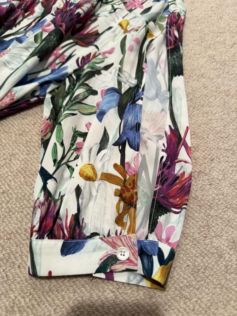 ステラマッカートニー 花柄 シャツワンピース サイズ40 ステラマッカートニー 花柄 シャツワンピース サイズ40 - メルカリ
