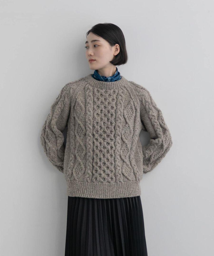かぐれ　ペルージャガードニット 新品◎かぐれ◎ペルージャガードニット//ブラック