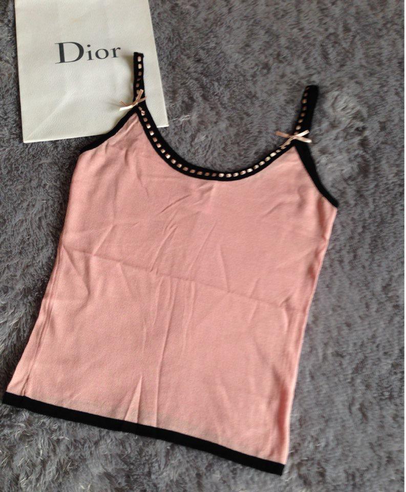 Christian Dior ディオール ニット リボン キャミソール