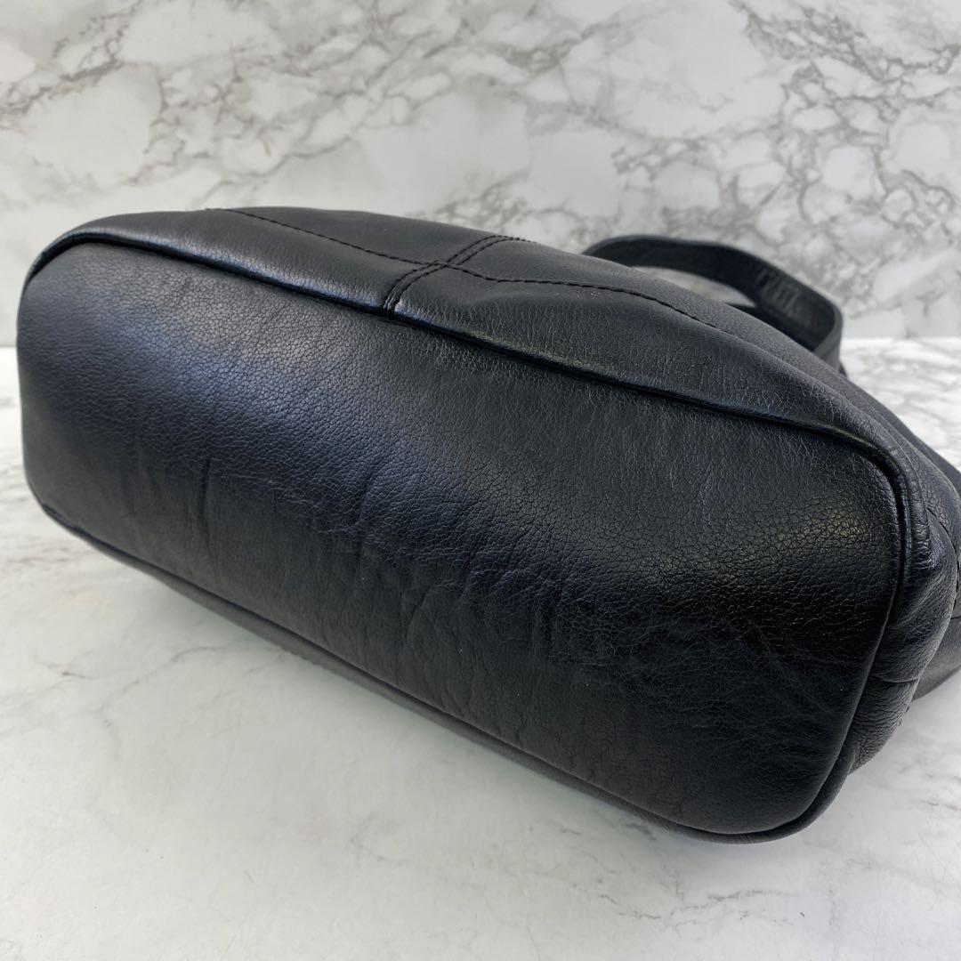 SEE BY CHLOE シーバイクロエ 本革 レザー ミニ トートバッグ 黒