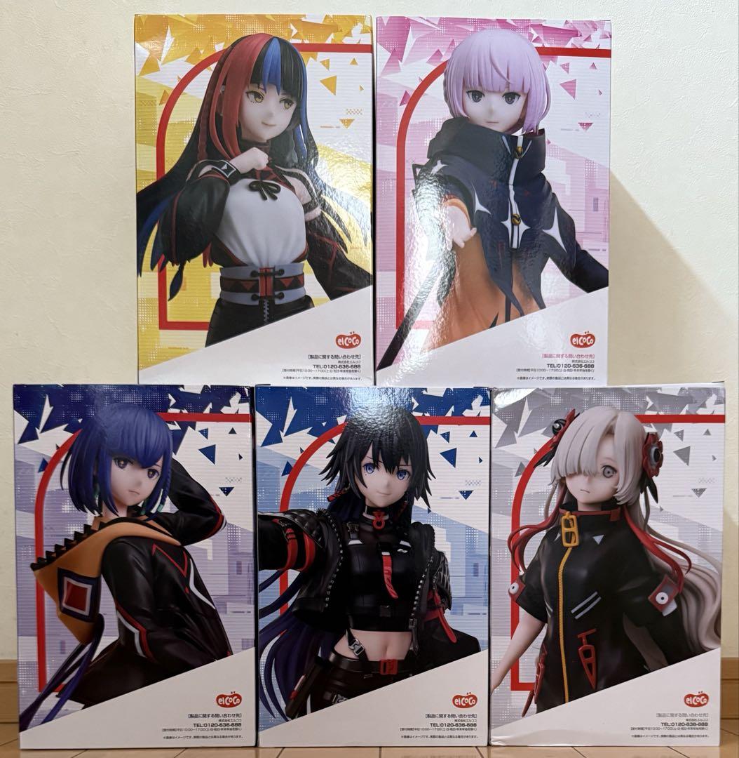 神椿市建設中。 1/7スケールフィギュア ラウンドワン限定 コンプセット