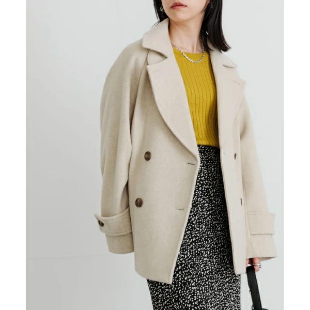 アーバンリサーチ／スーパー100メルトンPコート