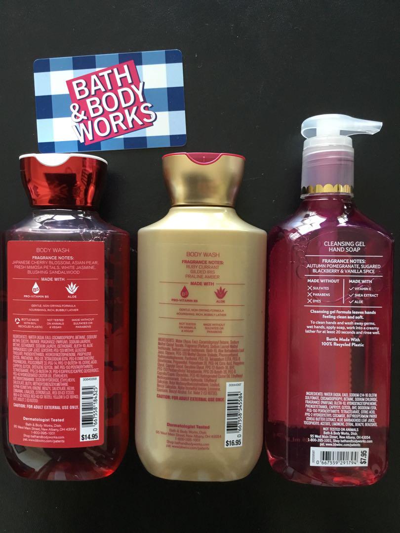 新品　Bath&Body ボディウォッシュ2本& ハンドソープ1本&ジェル5個
