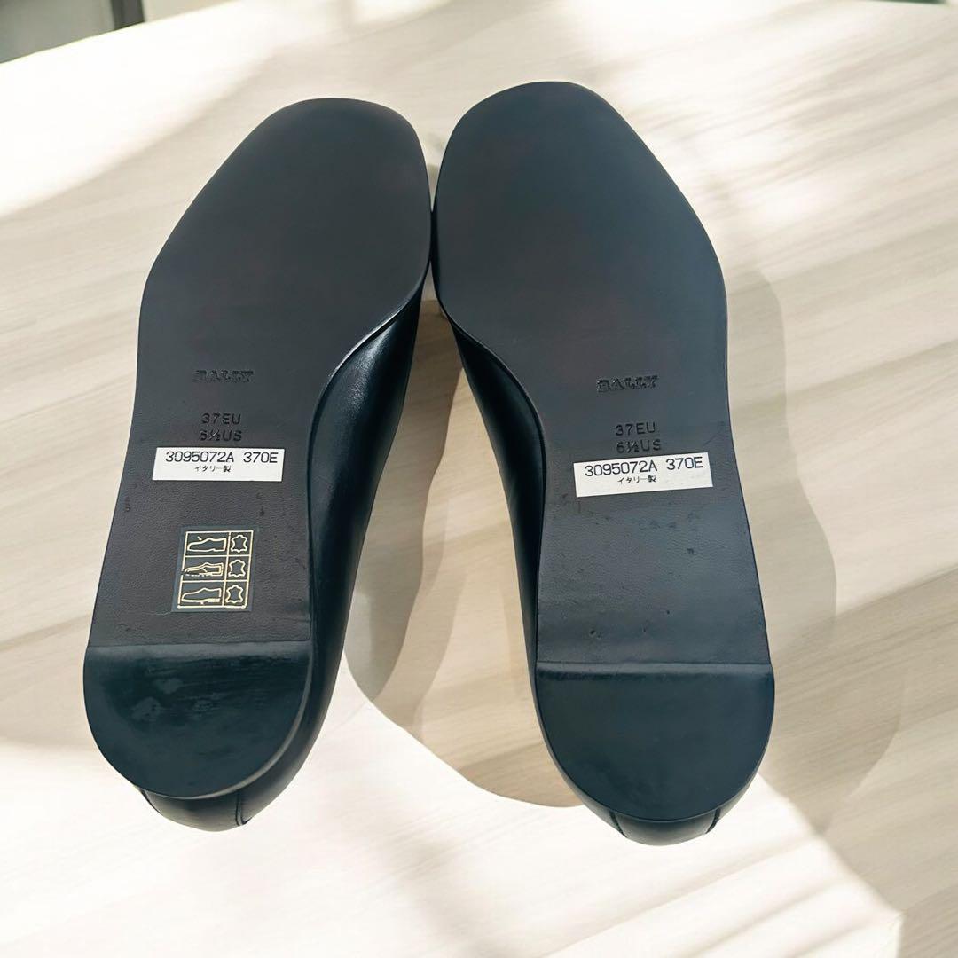 美品✨BALLY バリー イタリア レザー ローファー ブラック 37サイズ
