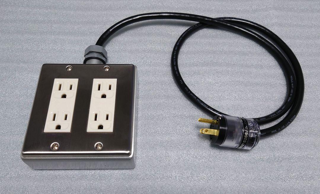 プロケーブル超越重鉄タップ4個口 1M 美品