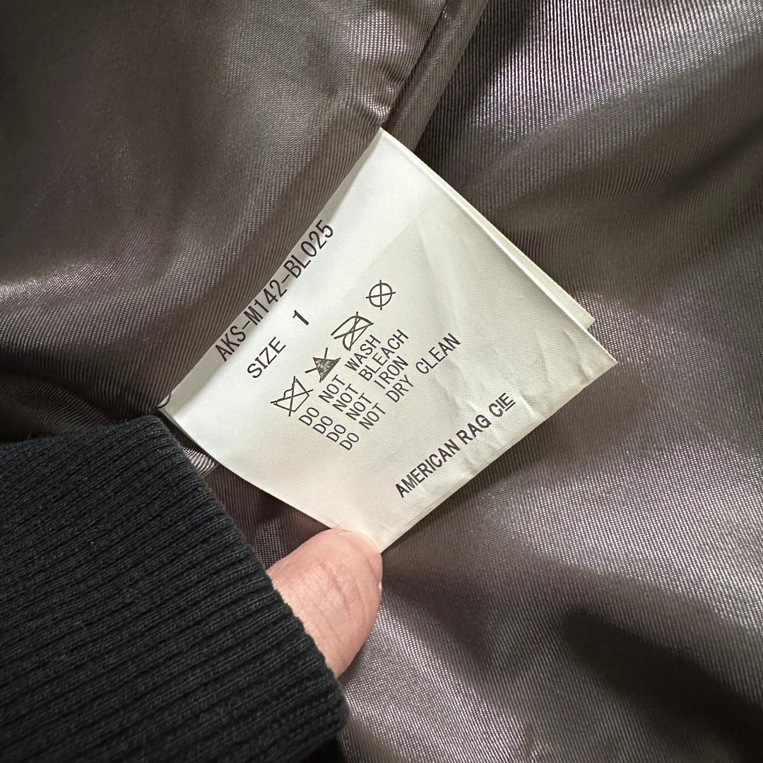美品 AMERICAN RAG CIE G-1 オールレザー JKT 1