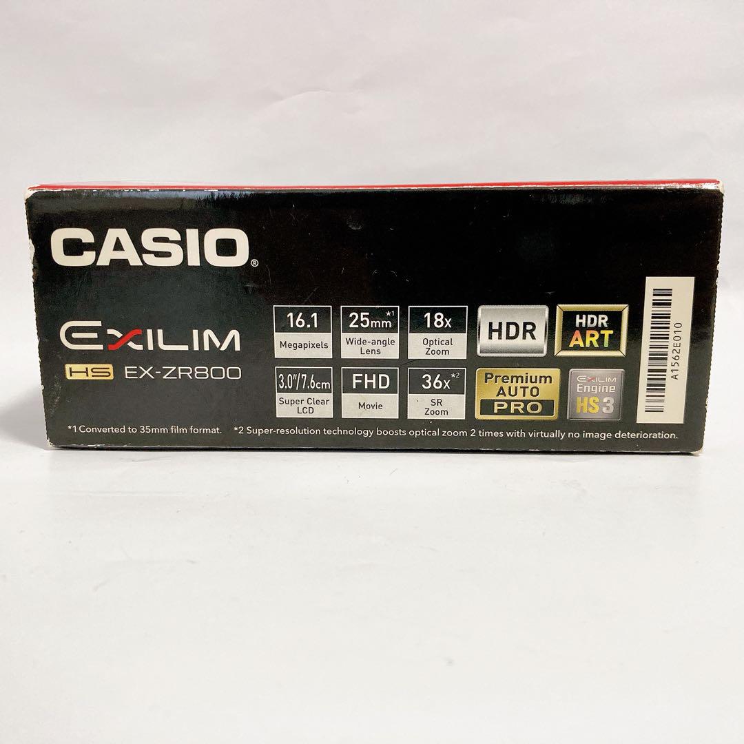 CASIO EXILIM EX-ZR800 RD デジカメ レッド