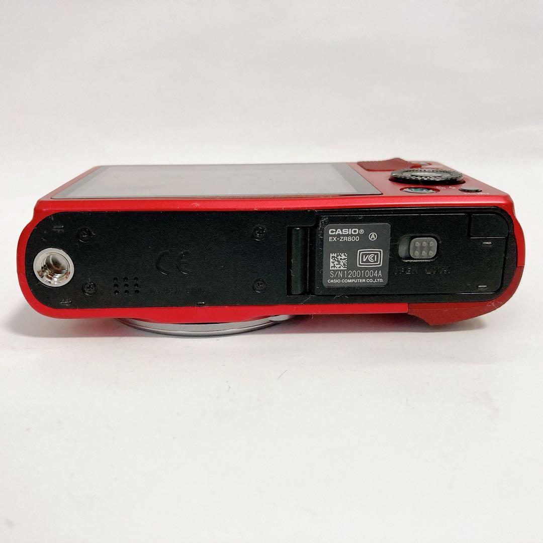 CASIO EXILIM EX-ZR800 RD デジカメ レッド