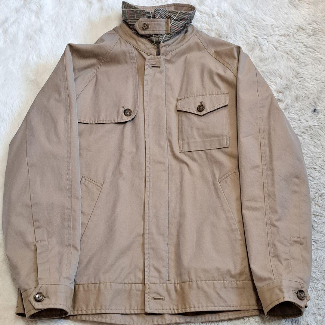 BEAMS ジャケット ブルゾン 玉虫色 ガンフラップ アンブレラヨークXL LL BEAMS