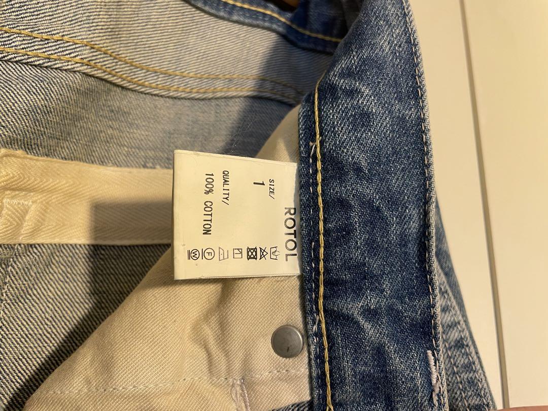 ROTOL TRIPLE SEAMS 6P DENIM DAMAGE サイズ1