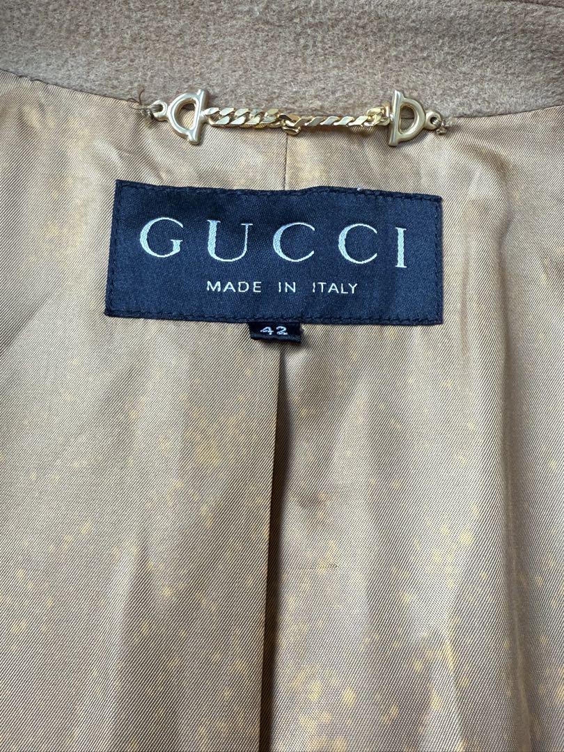 GUCCI グッチ ウールロングチェスターコート