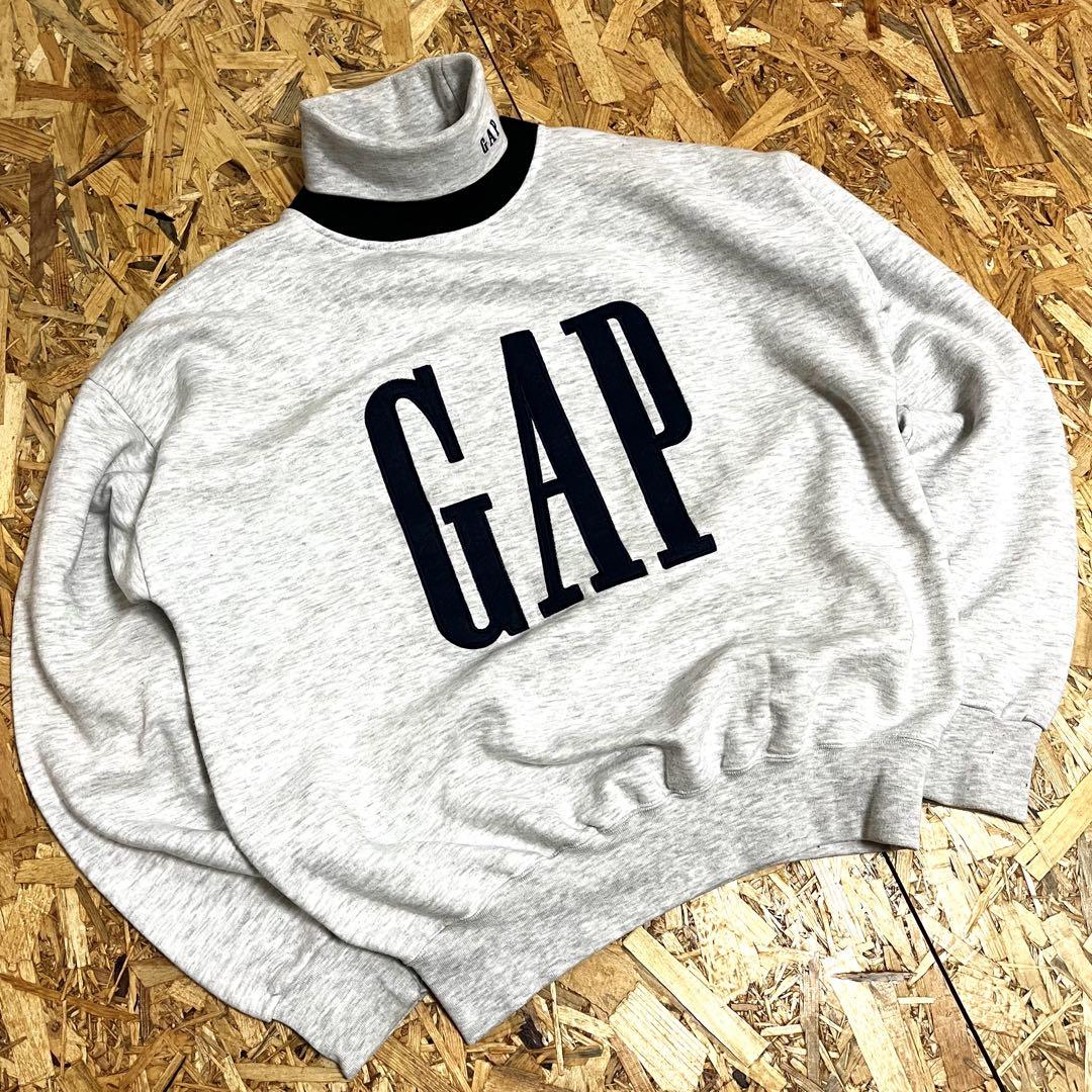 【超希少デザイン】 90s OLD GAP y2k turle neck 霜降