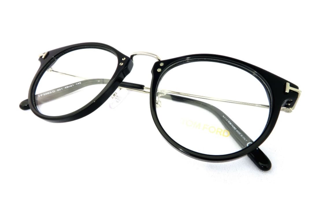 TOM FORD　TF-5563-D（001）←おまけ調光レンズなど4個セット！