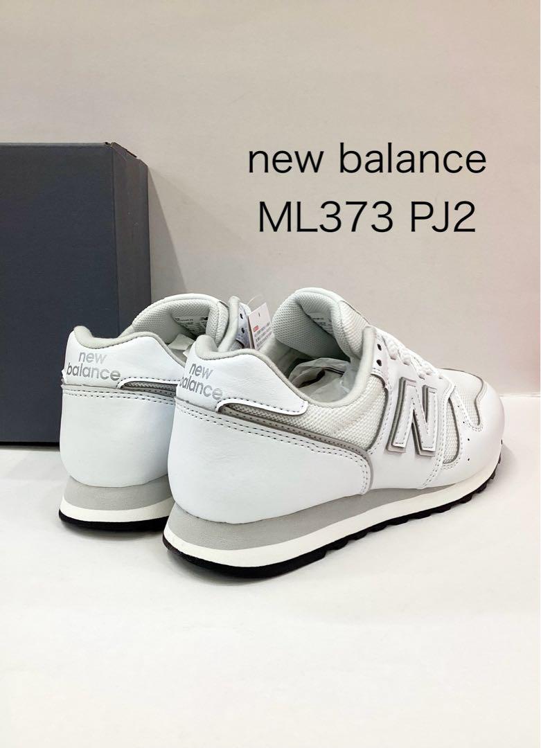 新品 25㎝ ニューバランス ML373 PJ2 ホワイト スニーカー