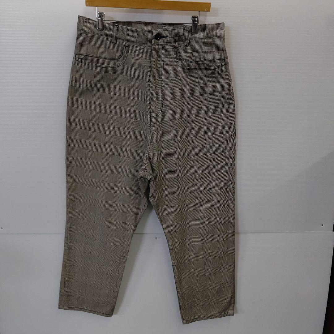 美品★Y's ヨウジヤマモト グレンチェック サルエルパンツ 日本製 ヨウジヤマモト 19AW グレンチェック サルエルパンツ - メルカリ