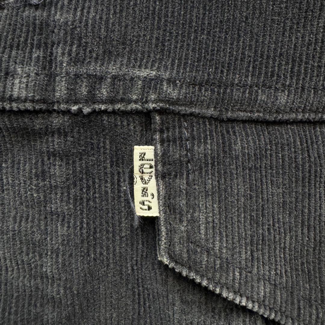 【希少サイズ】levis 70505 コーデュロイ 44 ネイビー 70s