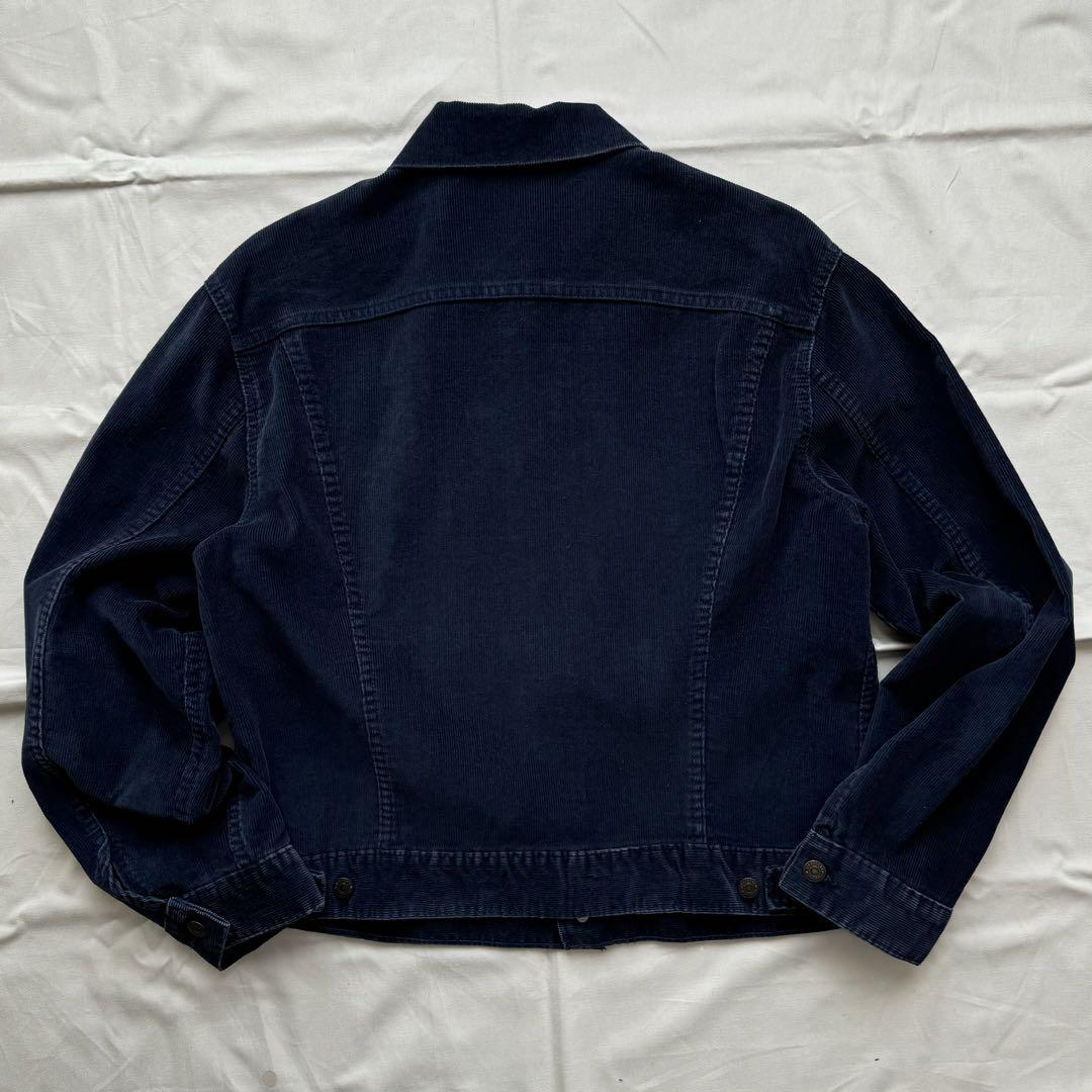 【希少サイズ】levis 70505 コーデュロイ 44 ネイビー 70s
