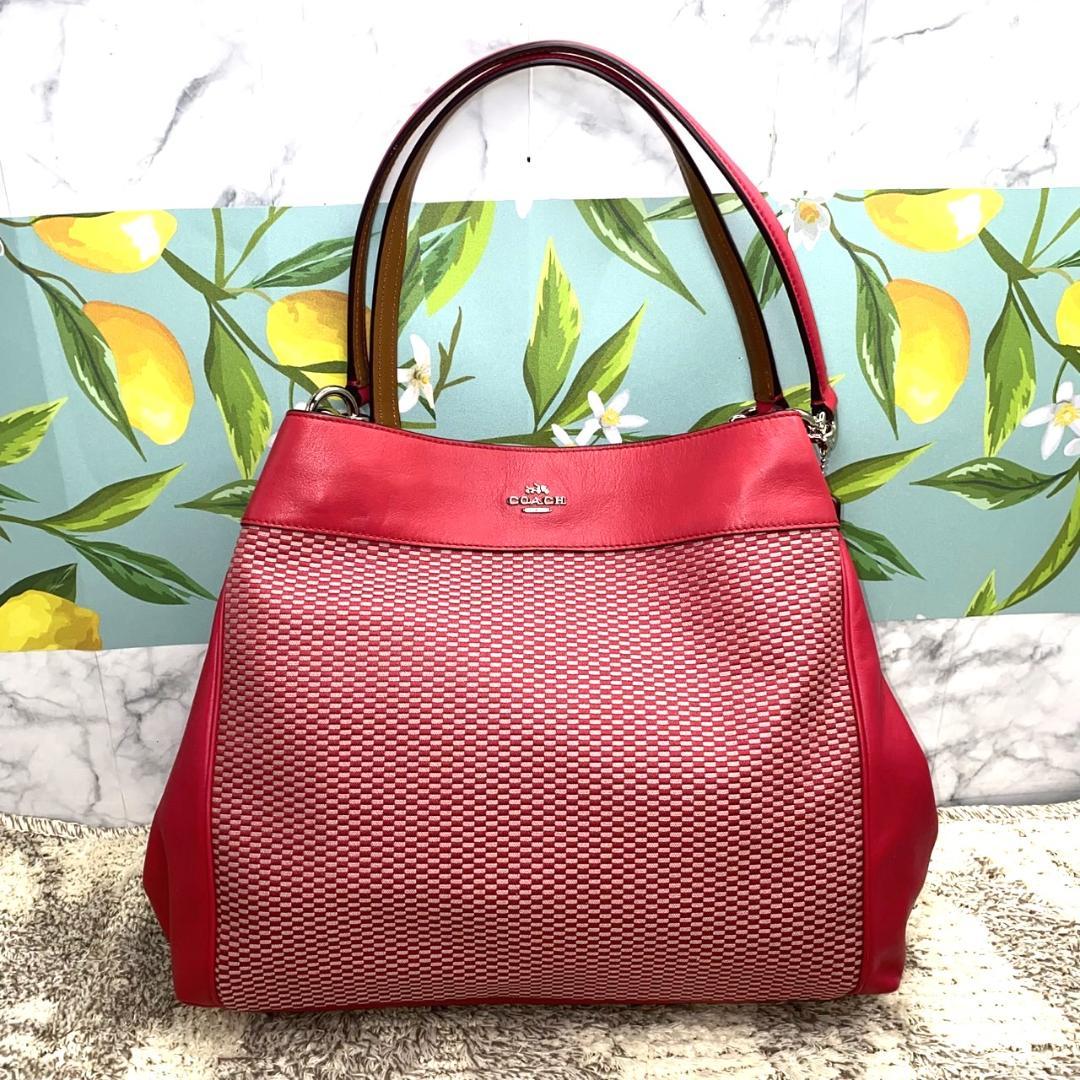 COACHコーチエクスプローデッド レップス キャンバスレレクシー ショルダー