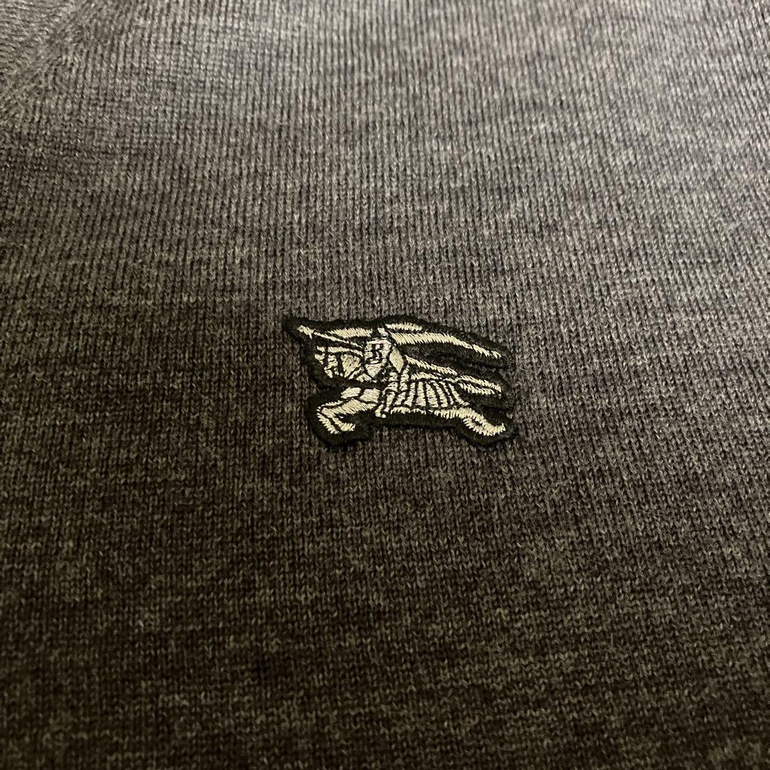 未使用品❗️BURBERRY BLACK LABEL 薄手VネックセーターXL