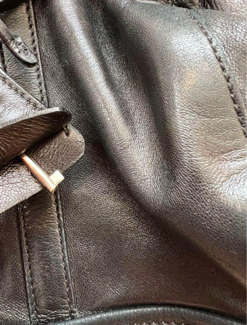 バッグ PRADA archive leather shoulder bag