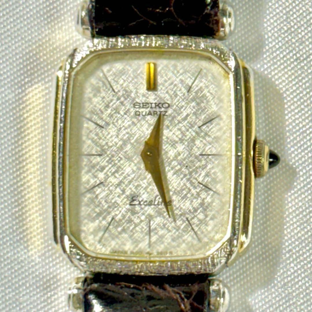 新品電池】 SEIKO エクセリーヌ レディース 腕時計 ドレス コンビ