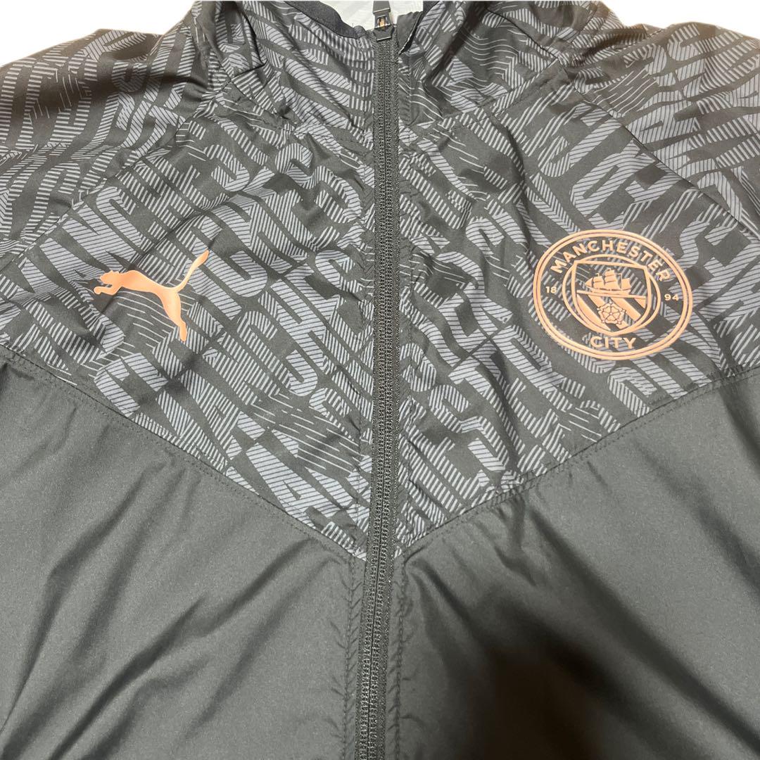 美品PUMA　マンチェスター・シティ　ウォームアップジャケット　XL