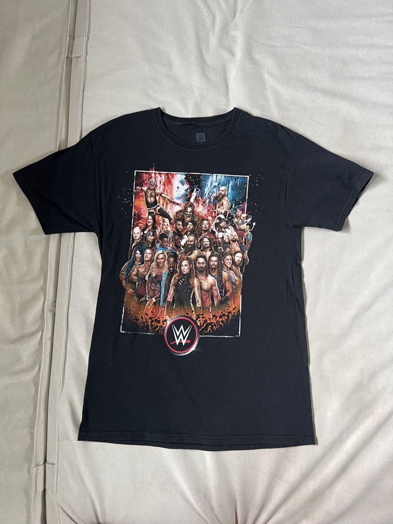 WWE プロレスTシャツ Mスポーツカード
