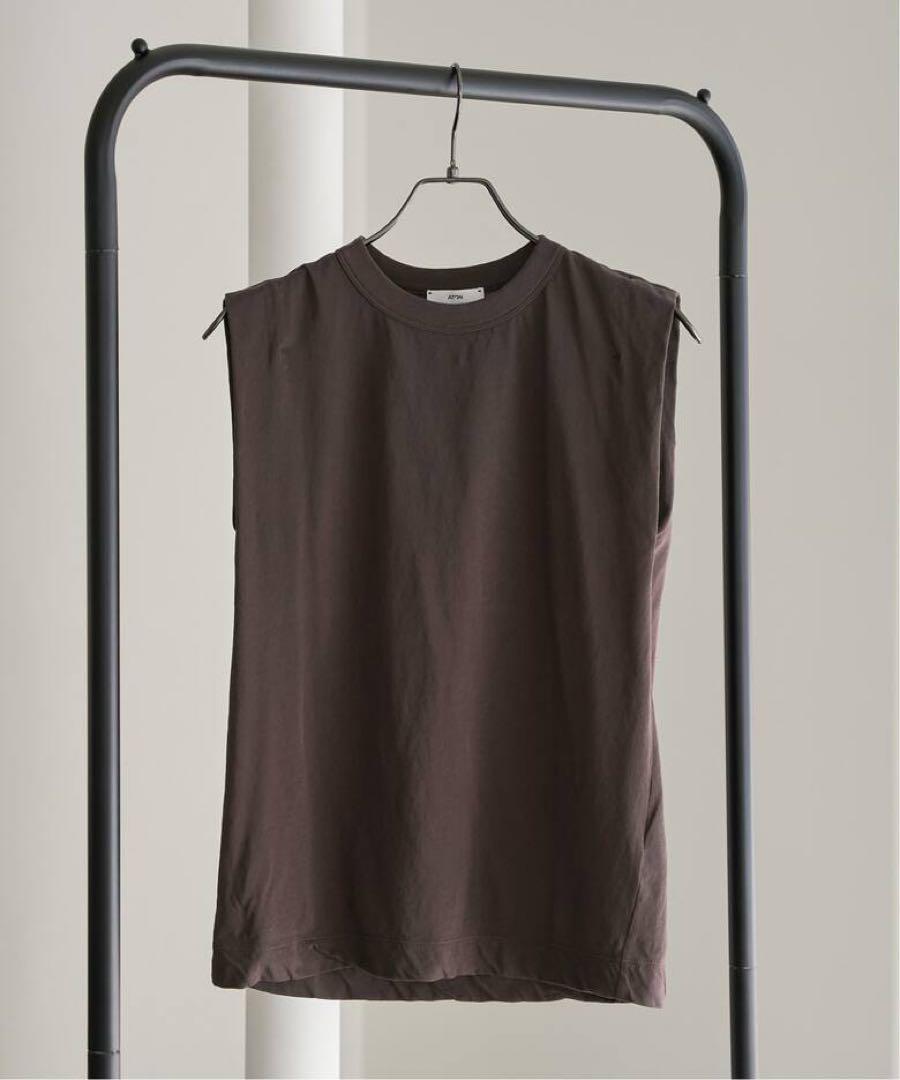 【美品】ATON FRESCA SINGLE JERSEY タンクトップ