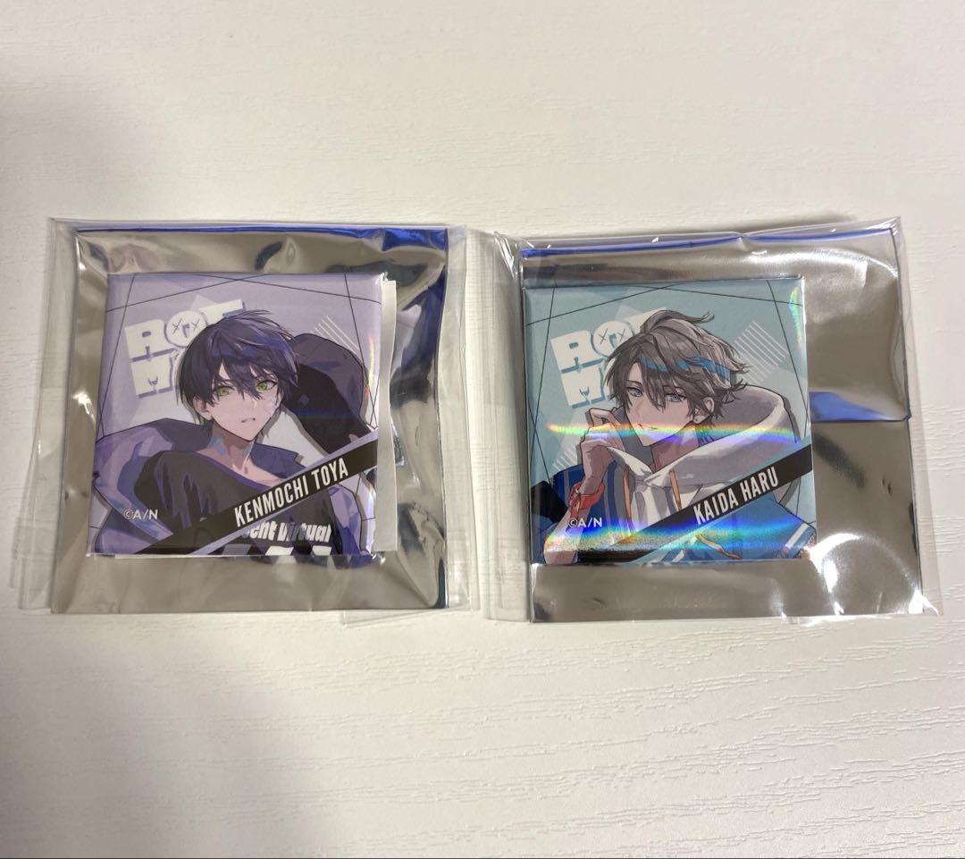 にじさんじ 》甲斐田晴 スクエア缶バッジ 新ビジュろふまお 47個