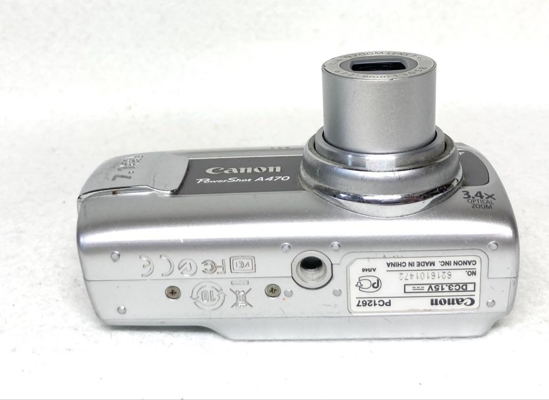 【完動品 希少】Canon PowerShot A470 コンデジ 動作確認済