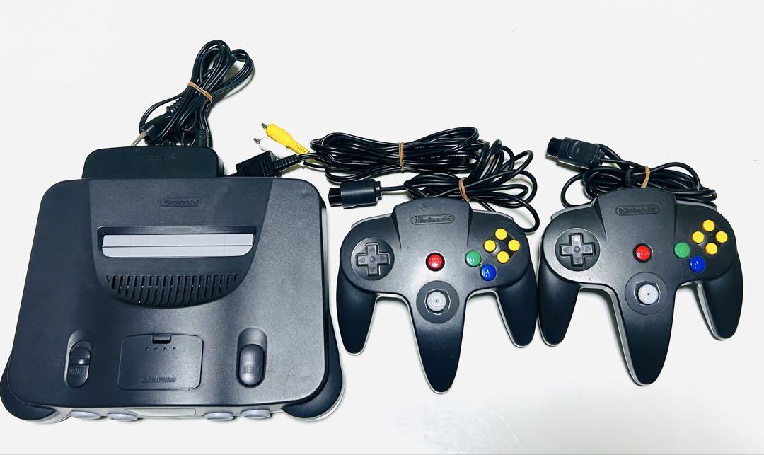 【動作確認済】ニンテンドー64　本体　コントローラー付き　すぐに遊べます！