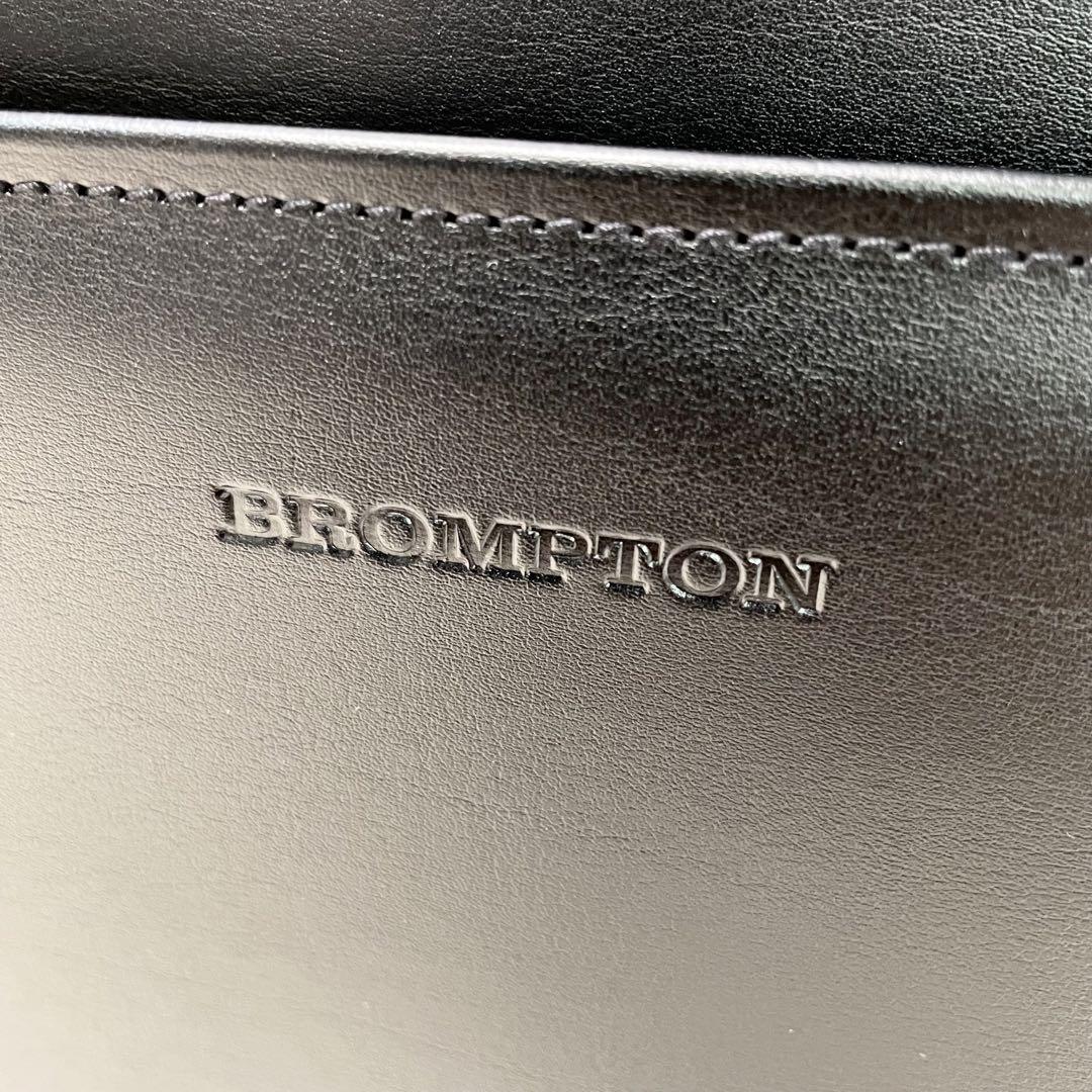 BROMPTON ブロンプトン ビジネスバッグ ダレスバッグ ブラック 鍵付き