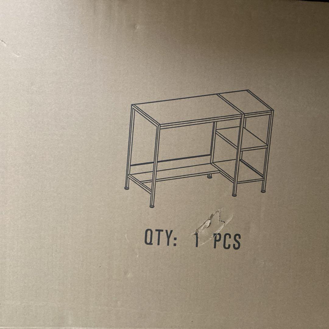 デスク ゲーミングデスク パソコンデスク ラック付き 幅120cm 机 pc