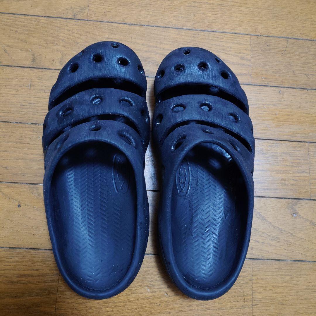 KEEN ブラック クロッグサンダル