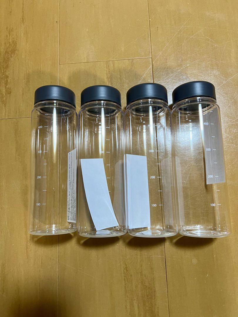 無印良品目盛り付きドリンクボトル500ml 4本セット
