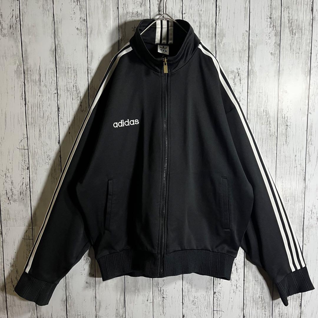 希少デザイン 80s adidas アディダス トラックジャケット XL