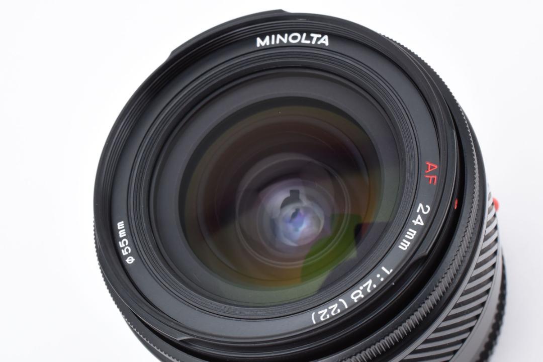 MINOLTA AF 24mm F2.8 純正フード付 C009 MINOLTA AF 24mm F2.8 純正フード付 C009 - メルカリ