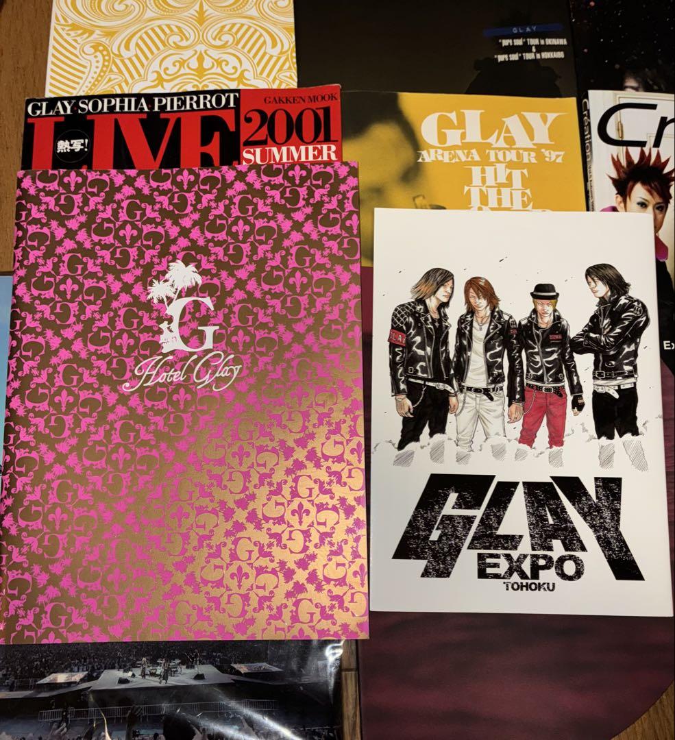GLAY ツアーパンフレット 写真集 13点セット GLAY ライブ ツアー パンフレット・写真集16冊セット+おまけ
