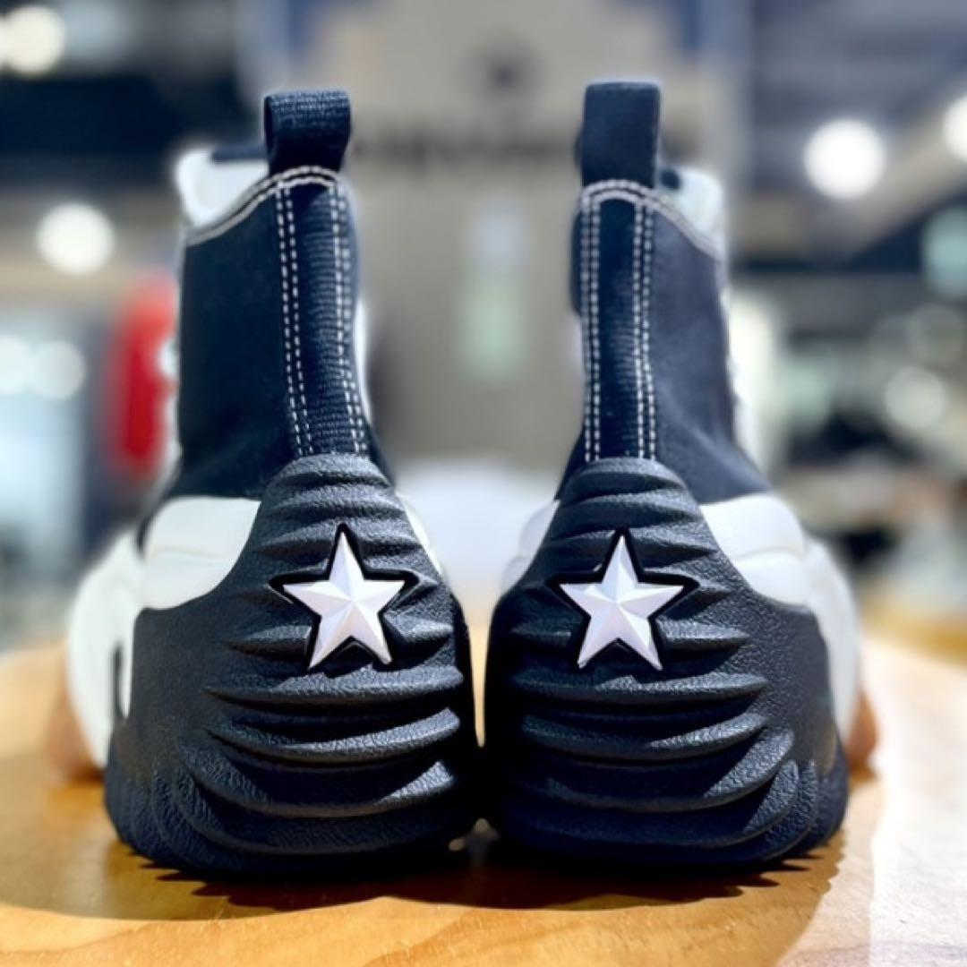 24.5cm＊ハイカット＊ブラック 黒＊コンバース＊韓国限定 ラン