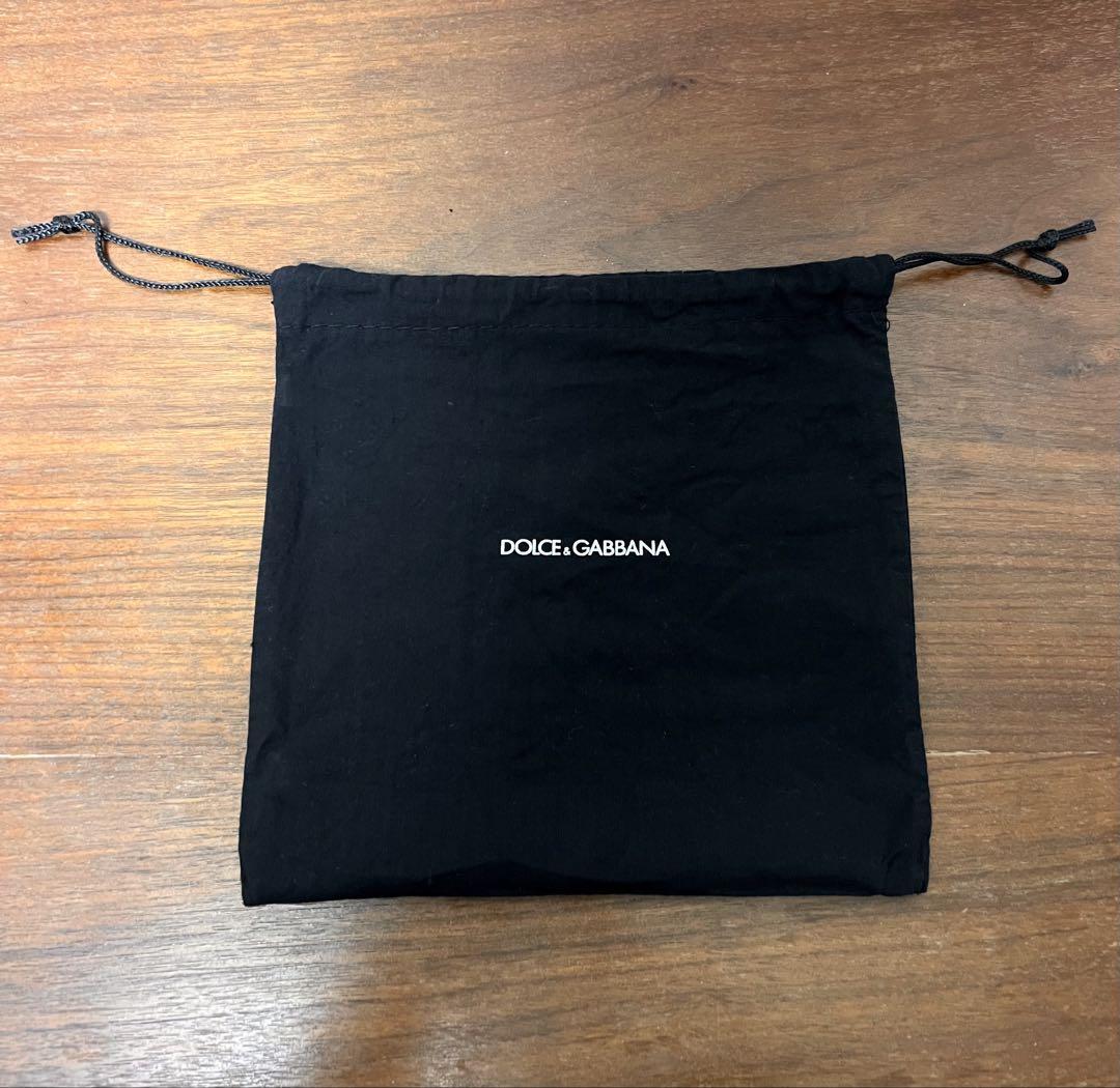 未使用 DOLCE&GABBANA レザー＆チェーン ベルト ブラック ゴールド