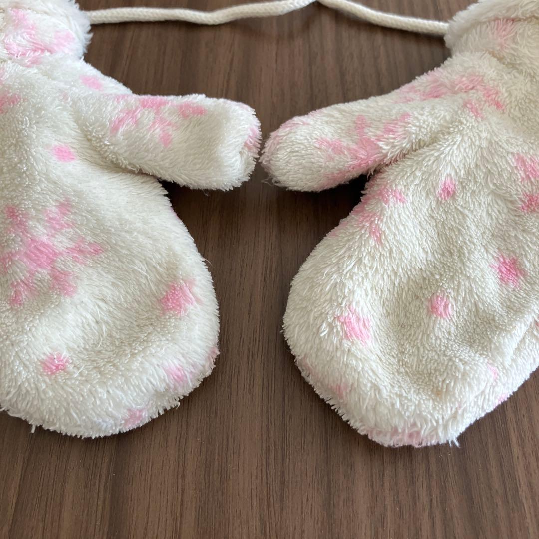 Hot Biscuits 子供用手袋　紐付き 手袋