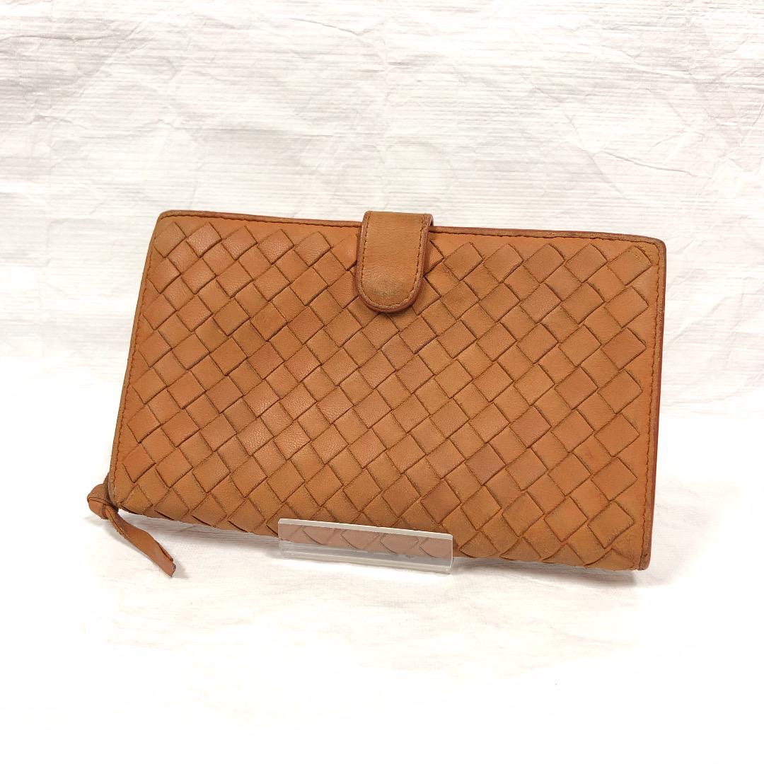 《美品》GUCCI(グッチ)コインケース ボッテガヴェネタ イントレ ラムレザー Wホック 折り 長財布