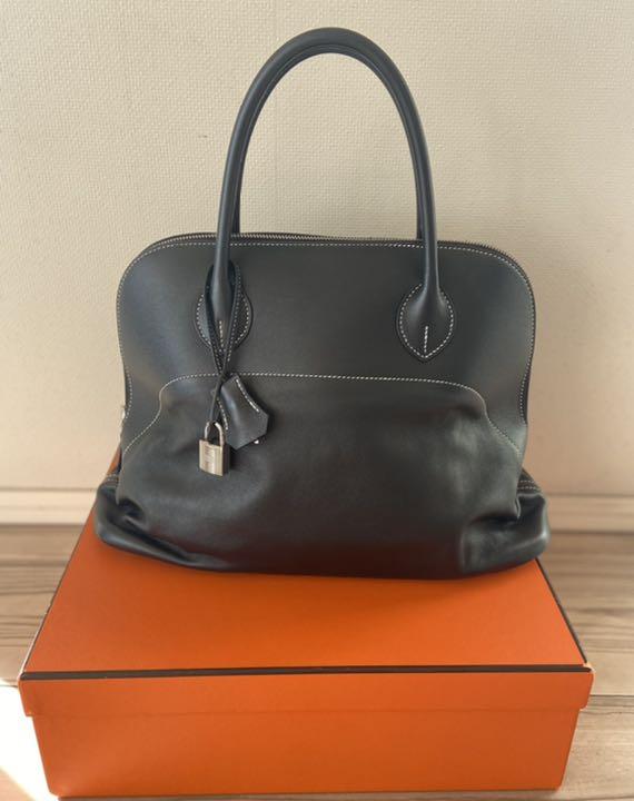 エルメスHERMES  ボリード　リラックス35　ヴォーシッキム　ブラック　黒