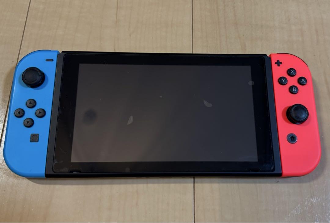 Nintendo Switch 本体セット(箱無し)+microSDカード ニンテンドースイッチ 本体 箱無し microSD・Proコン・ソフト3本