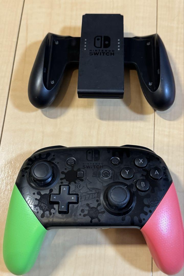 ニンテンドースイッチ 本体 箱無し microSD・Proコン・ソフト3本