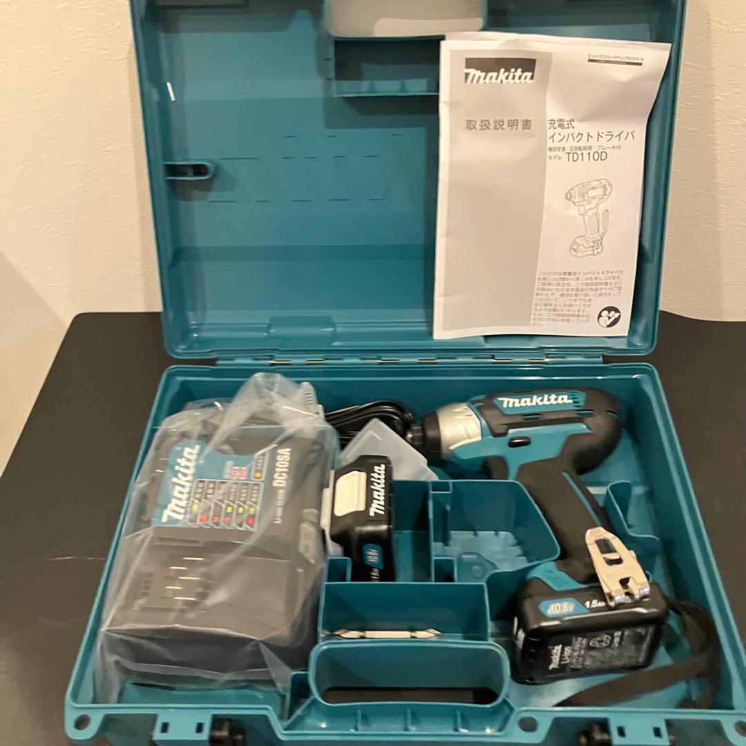 マキタ 充電式インパクトドライバ 青 TD110DSHX