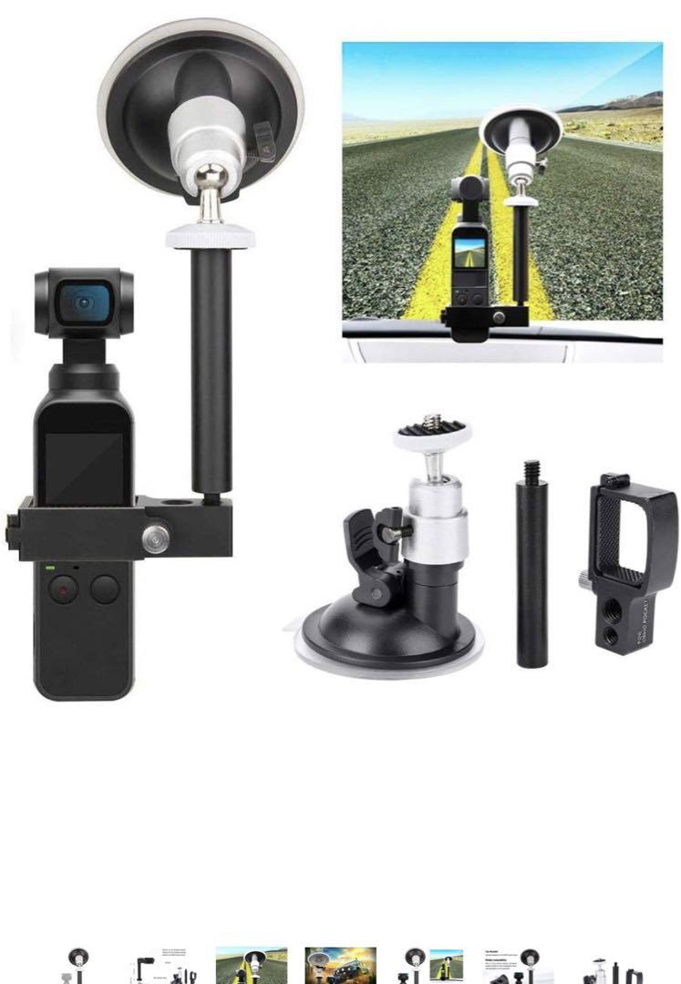 DJIOSMOPOCKET(3軸ジンバル4Kカメラ)+専用車載ホルダー+SD DJIOSMOPOCKET(3軸ジンバル4Kカメラ)+専用車載ホルダー+SD