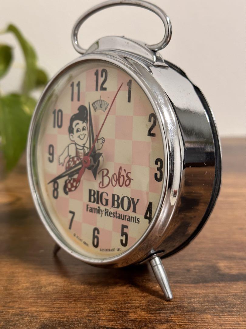 希少 レトロ BIG BOY 目覚まし時計 - メルカリ